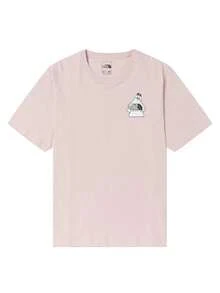 The North Face Men's Women's T-Shirt U TDC MYSTER SS TEE GRAPHIC - AP Soft Comfortable Short Sleeve 8GYYLK6 - Pink - View 1