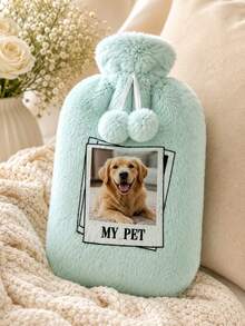 Customized Hot Water Bottle, Personalized Hot Water Bottle | Photo Design | Editable Text, Home Gift For Boyfriend, Husband, Father - Multicolor - View 6
