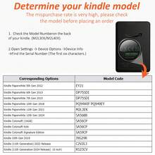 Vertical Stripe Pattern Protective Case For 7/6.8/6 Inch Kindle Paperwhite (12th/11th/10th/7th/6th/5th Generation - 2024) | Kindle E-Reader Colorsoft Signature Edition Accessory, Cute Minimalist Protective Case With Hand Strap, Suitable As A Gift For Colleagues And Friends - Multicolor - View 9