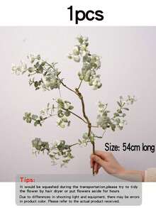 92cm 人造植物，人造尤加利枝葉，人造花，適用於婚禮裝飾、家居裝飾、節日裝飾、喬遷禮物、家居裝飾用品、秋季家居裝飾 - 彩色 - 查看 12