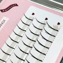 Korean Girl Group Style Self-Adhesive False Eyelashes, Multi-Specification 108/60/48/36 Clusters, Glue-Free C-Curl Segmented False Eyelashes With Built-In Transparent Adhesive Strip, 9-12mm, Suitable For Beginners' Daily Makeup - View 7