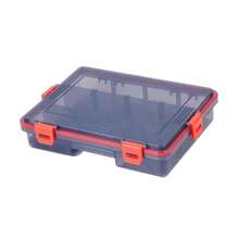 1pc Large Capacity Multi-Function Storage Box, Green & Orange Plastic Fishing Tackle Organizer For Hooks, Lures, Carp Fishing Accessories - 1pcs - View 5