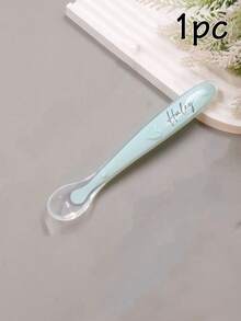 1/2 Set Customized Silicone Spoon, Personalized Tableware Set, Customized Name Engraved Spoon Set, Customizable Name Tableware, Customized Tableware Set, Personalized Gift - Style a - View 15
