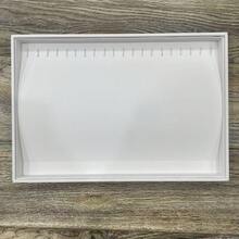 1pc 35*24cm Jewelry Tray For Rings, Bracelets, Earrings, Necklaces & Pendants Storage & Display - White - View 11