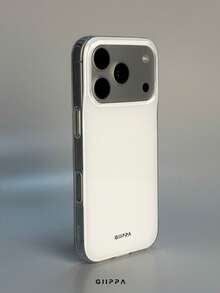 GIIPPA 1件白色純色圖案設計手機殼，適用於Phone 17 Pro Max，相容Phone 16 Pro Max、15 Pro Max、14 Pro Max，韓系高端時尚趣味手機殼，適合11/12/13/14/15/16 Pro Max Plus，優雅設計男女皆宜，聖誕節、情人節、復活節、婚禮季與生日送女友的完美禮物 - 多色1 - 查看 2