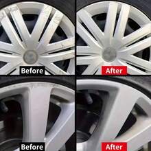 KineShineX Kit Perbaikan Goresan Velg Mobil 120ml, Pasta Pemoles Pemugaran Velg, Agen Perbaikan Goresan, Karat, dan Pudar Velg Mobil, Mengembalikan Kilau Logam, Lilin Perawatan Velg - A - View 5