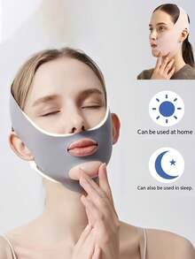 1/2pcs Unisex Adjustable V-Shaped Reusable Face Cover Strap, Seamless Fit Design, Breathable Nylon Fabric - Multicolor - View 14