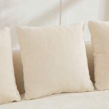 Modular Chenille Sofa Beige 3 Seat - Easy To Move - Beige 3 Seat - View 9