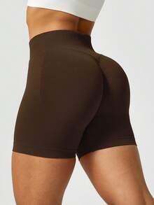 NcmRyu 3pcs Women High Waist Elastic Lifting Shaping Yoga Fitness Gym Running Sports Shorts Summer - Multicolor - View 5