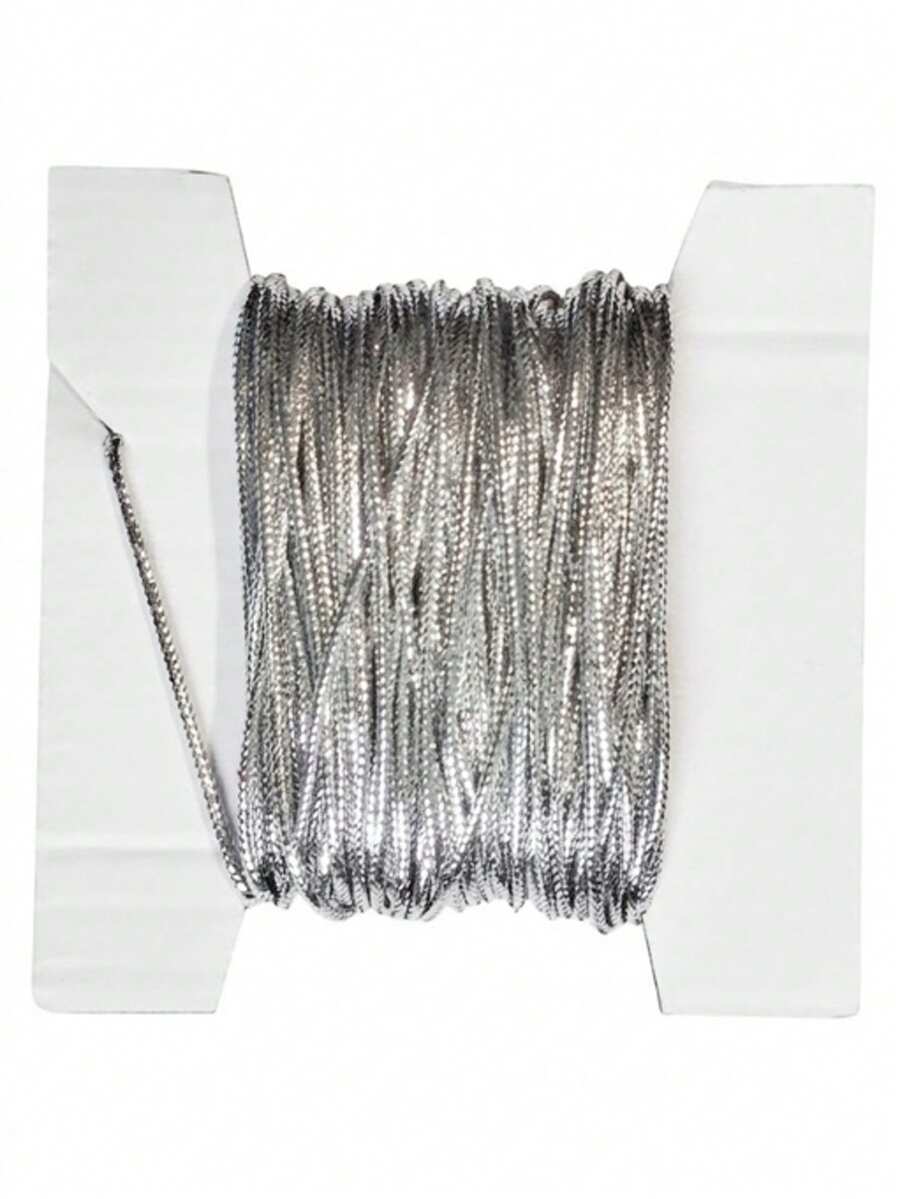 Metallic Cord Wire 0.5mm 1mm 1.5mm 3mm - Silver Gold - Perak 1,5 mm - View 1