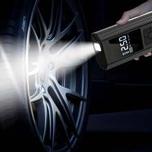 Portable Tire Inflator 150PSI Car Tire Air Compressor, Wireless Vehicle Tire Inflator With Pressure Gauge And Led Light - Auto Shut-Off Electric Air Pump, Suitable For Cars, Motorcycles, Bicycles, Balls 7.4V 1500mAh - Wireless - View 9