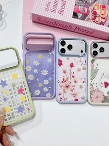 Koolife 1 buah Casing Ponsel Motif Kartun Kucing Putih Vintage, Jendela Besar Perlindungan Lensa Cakupan Penuh, Tepi Lembut TPU + Pelat Belakang PC Lapisan Ganda Anti-Jatuh Bingkai Penyangga Transparan, Pelindung Ponsel Gaya Lucu Niche Kompatibel Dengan Apple 17/17Pro/17ProMax - Kucing putih antik - View 8