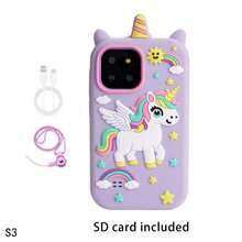Multifunctional Touch Screen Children's Toy Phone, Dual Camera, Upgraded Rechargeable Play Phone, Creative Christmas Birthday Gift For Girls Aged 3-12 - Multicolor - View 11
