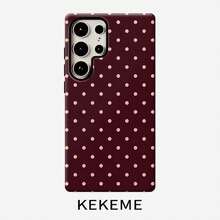 24h Shipping from DEHandyhülle: KEKEME Polka Dot Film 2-in-1 Handyhülle, passend für for Galaxy S26 S25 S24 S23 S22 S21 S21+ S21 Ultra Plus FE Edge S20 A15 A16 A17 A23 A32 A34 A35 A36 A52 A53 A54 A55 A56, vollständige Abdeckung, sturzsicher, stilvolles minimalistisches Unisex-Design - Mattierte Oberfläche - Übersicht 5