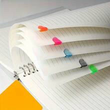 20 st färgglada anteckningsboksetiketter i plast, mapp- och pappersklämmor, siddekorationsklämmor, söta DIY-pappersvaror för journal, planerare och scrapbook, skol- och kontorsmaterial, back to school-present till studenter, sommar, examen och Teacher Appreciation Week - Visa 9