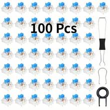 Mechanical Keyboard Blue Switch 3Pin Clicky Tactile Switch Replacement, Includes Keycap Puller And Switch Puller Kit, Suitable For Custom Mechanical Keyboard Repair And Modification - View 14