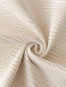 1PC Chenille Fabric, Non-Slip Bottom Design, Solid Color Sofa Cushion Cover, Pet-Friendly Sofa Cushion, Living Room Sofa Back Cushion, Armrest Cushion, Pillowcase, Modern Minimalist Style, Suitable For Bedroom, Study, Living Room And Other Home Decor - Beige - View 9