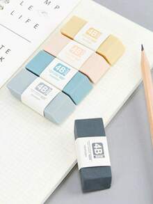 簡易橡皮擦 高品質柔軟清潔文具 隨身文具袋用 學校辦公室鉛筆橡皮擦 繪圖橡皮擦 美術橡皮擦 可清潔清除不傷紙張 Randy Color 系列 4B 橡皮擦 適用美術繪圖與彩色鉛筆 適合學生日常使用 返校開學用品 - 多色 - 查看 7