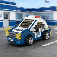 Micro Particle Mini Building Block Car Series, Children's Building Block Toy Set, DIY Educational Puzzle Toy, ABS Material, Includes Multiple Car Models, Recommended Gift For Kids, Soft Building Block Mat. Fashionable Gift For Back To School And Major Holidays. Gift Bag Packaging More Affordable. - Multicolor - View 13