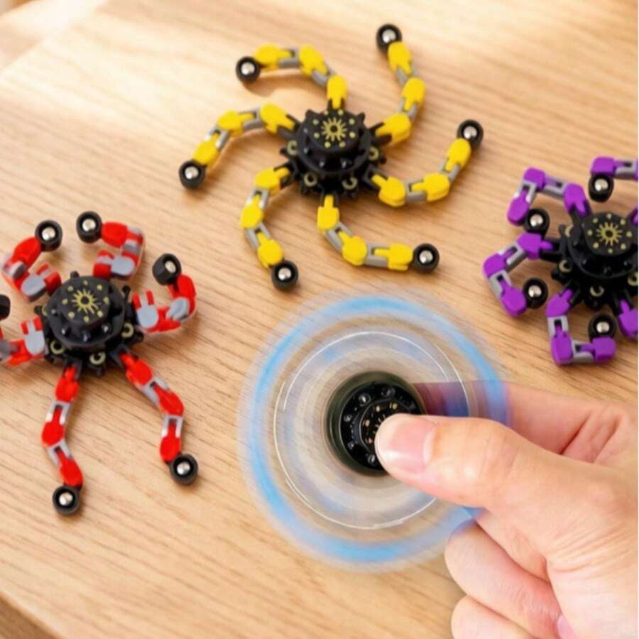 隨機 1 件混款，機器人，紓壓陀螺，創意機械陀螺，派對增興遊戲