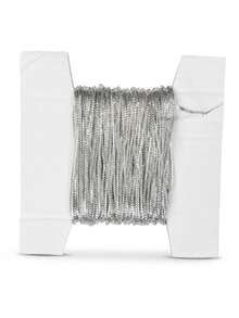 Metallic Cord Wire 0.5mm 1mm 1.5mm 3mm - Silver Gold - 銀色1mm - 查看 4