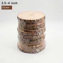10Pcs Natural Wood Slices 12-13 Inch Rustic Paulownia Wood Rounds For Wedding Centerpieces, DIY Crafts, Home Decor, Party Table Decoration - A - View 26