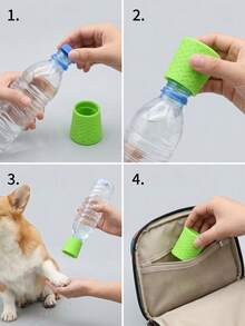 Portable Dog Paw Cleaner Spray Nozzle, Silicone Pet Foot Washing Tool For Muddy Paws, Gentle Rinse Sprayer For Dogs Cats After Walking Hiking, Outdoor Garden Cleaning Accessory - Multicolor - View 4