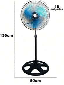 Pedestal Fans - Black - View 5