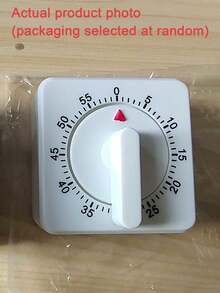 Mechanical Kitchen Timer With Ticking Sound And Visual Alert, 60-Minute Timer, Suitable For Cooking, Baking, Boiling, Stewing, ABS Material, Suitable For Stove And Microwave Use - Multicolor - View 7