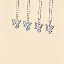 4pcs/Set Animal Charms Butterfly Shape Pendant For DIY Earrings Bracelets Necklace Jewelry Making Accessories Findings Crafts - 4-piece Set - View 3