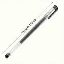 6 Buah, 0,38 mm, Tinta Cepat Kering, Hitam/Biru/Merah - Pulpen Ideal untuk Ujian dan Kantor, Pulpen Tulis Ujung Halus - Beraneka warna - View 8