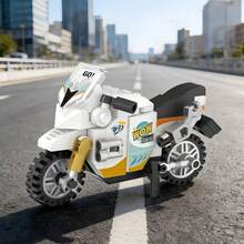Micro Particle Mini Building Block Car Series, Children's Building Block Toy Set, DIY Educational Puzzle Toy, ABS Material, Includes Multiple Car Models, Recommended Gift For Kids, Soft Building Block Mat. Fashionable Gift For Back To School And Major Holidays. Gift Bag Packaging More Affordable. - Multicolor - View 10