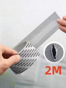 1/3/5Pcs Single Roll Window Mosquito Patch, Self-Adhesive Mesh Patch Set, Fiberglass Door And Window Cover, Repair Holes And Tears, Mosquito-Proof, Home And Office Use, Length 2.5m/98.4in - Multicolor - View 2