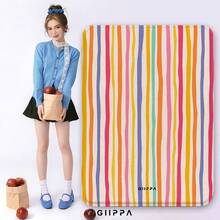 GIIPPA 1件彩色條紋Kindle保護殼附手提帶，適合書迷的情人節/聖誕節禮物，自動喚醒/睡眠電子閱讀器保護套，相容Kindle Paperwhite 5/6/7/10/11/12代、Kindle Colorsoft 1代、Basic Kindle 8/10/11代所有兒童版與Signature版 - 多色12 - 查看 8