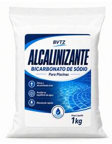 Alcalinizante Bicarbonato De Sodio Reduz Ph Para Piscina Tratamento De Agua - Tamanho - Visão 8