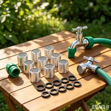 6/12pcs, Water-Saving Faucet Aerators, Stainless Steel Tap Nozzle With Fine Mesh Filter, Flow Restrictor For Kitchen And Bathroom Sinks, Universal Thread Replacement Bubbler Set - Multicolor - View 9