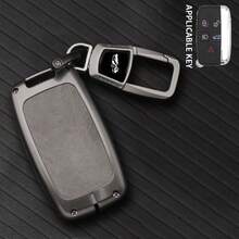鋅合金汽車鑰匙殼保護套，適用於 Land Rover A9、Land Rover Range Rover Sport、Land Rover Evoque、Land Rover Freelander，附鑰匙環 - 圓環扣 - 查看 7