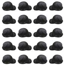 Bone com Capacete EPI Kit 20 Uni Obra Segurança do Trabalho Casquete Protecao Reparo Servico Oficina Resistente - A - Visão 1