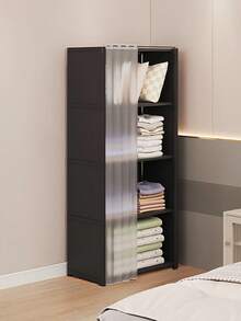 1pc Closet;Portable Closet,Closet Organizer,Fall Decor Home Multi-Functional,Small To Medium Size,Cube Bookshelf,Wardrobe,31.5 Inches/15.7 Inches Wide,Storage Rack,Shoe Rack,Freestanding Display,Free Assembly,Floor-Standing Storage Rack,With Curtain,Book Storage Cabinet,Bedroom Living Room Home,Suitable For Indoor Storage,Bedroom,Kitchen,Living Room,Study,Office Storage,Holiday Storage,Holiday Gift,Christmas Gift - Multicolor - View 20