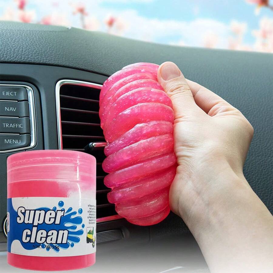160g Car Cleaning Gel, Car Cleaning Filler, Universal Car Interior Cleaning Liquid, Perfect Cleaning Kit Supplies, Car Detailing Tools & Accessories, Dust Removal Products - Great Gift For Men And Women - Cleaning Mud - View 1