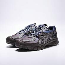 Asics Women Running Shoes - 棕色/藍色 - 查看 4
