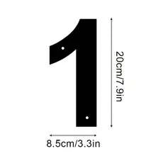 1pc 0-9 Customizable Number House Address Plate, Metal Address Sign, Durable Home Address Number Plate, Wall-Mounted Mailbox Number, Home Decor, Entrance Decor, Garden Decor, Suitable For Outdoor, Garage, Door, Mailbox Decoration, Metal Wall - Multicolor - View 18