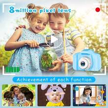 2.0-Inch Kids' Digital Camera With IPS Color Screen, 1080p, Blue, Photo And Video Function For Children - Random Color - View 4