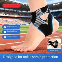 Ankle Support - Heavy Compression Fit, High Elasticity & Soft, Unisex, Perfect For Basketball, Running And Fitness Training - A - View 5