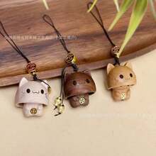 Handmade Wooden Cute Hide-And-Seek Pendant - Beechwood Large Hide-and-seek - View 1