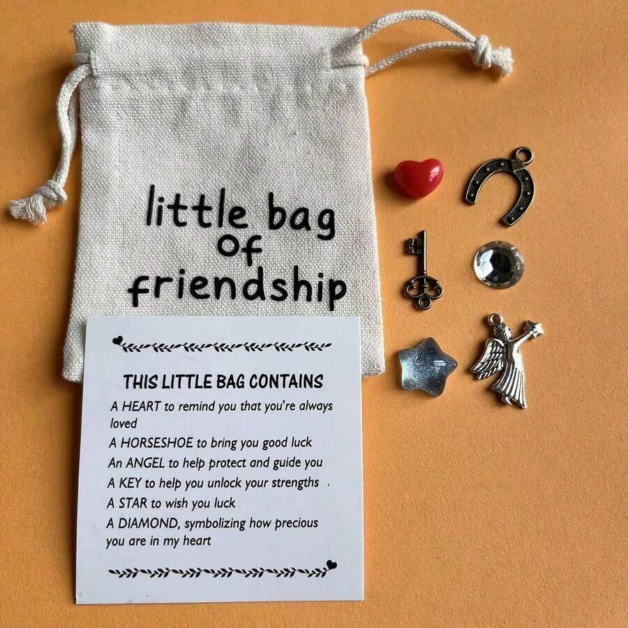 10/5/2/1 Set Inspirational Gift For Best Friends And Close Friends, Encouragement Blessing Cards With Mini Pouch, Friendship Keepsake, Suitable For Friend Gifts, Anniversary, Long Distance, Birthday, Teacher, Wedding Party, Friendship And Graduation Ceremony, Small Positive Energy Set, Friendship Pocket Hug Cards With Commemorative Storage Bag, Featuring Warm Designs, Stars, Hearts And Angels