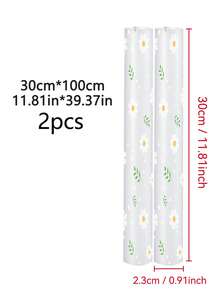1 Roll EVA Material Fresh Daisy Camellia Pattern Waterproof Drawer Liner, Multi-Purpose Cabinet Drawer Liner Suitable For Kitchen, Storage Cabinet, Refrigerator, Shelves, Lining - Flower Pattern - View 33