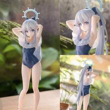 1pc Anime Character Uniform Style Beautiful Girl Figure, Perfect Gift For Anime Enthusiasts - Compatible With Anime Photography Background - Cute Pose, Exquisite Outfit And Vivid Expression - Handmade Anime Style Figure - Multicolor - View 1
