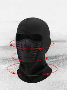 1 buah/2 buah/3 buah Masker Balaclava Sutra Es Unisex Pelindung Matahari Penutup Leher Bernapas untuk Bersepeda, Olahraga Luar Ruangan, Mendaki, Panjat Tebing, dan Pemakaian Sehari-hari - Gaya B - View 3