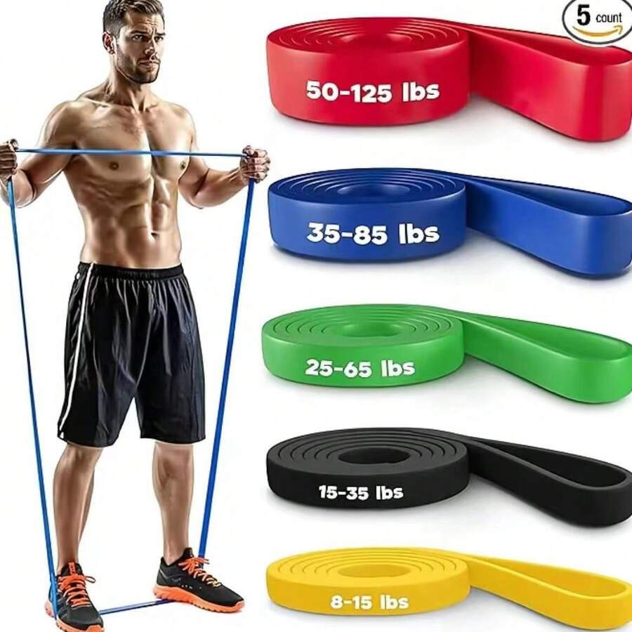 Pull-Up Assist Band, Home Workout Resistance Band, Fitness Training Resistance Band Set, Suitable For Muscle Exercise And Physical Training - A - View 1